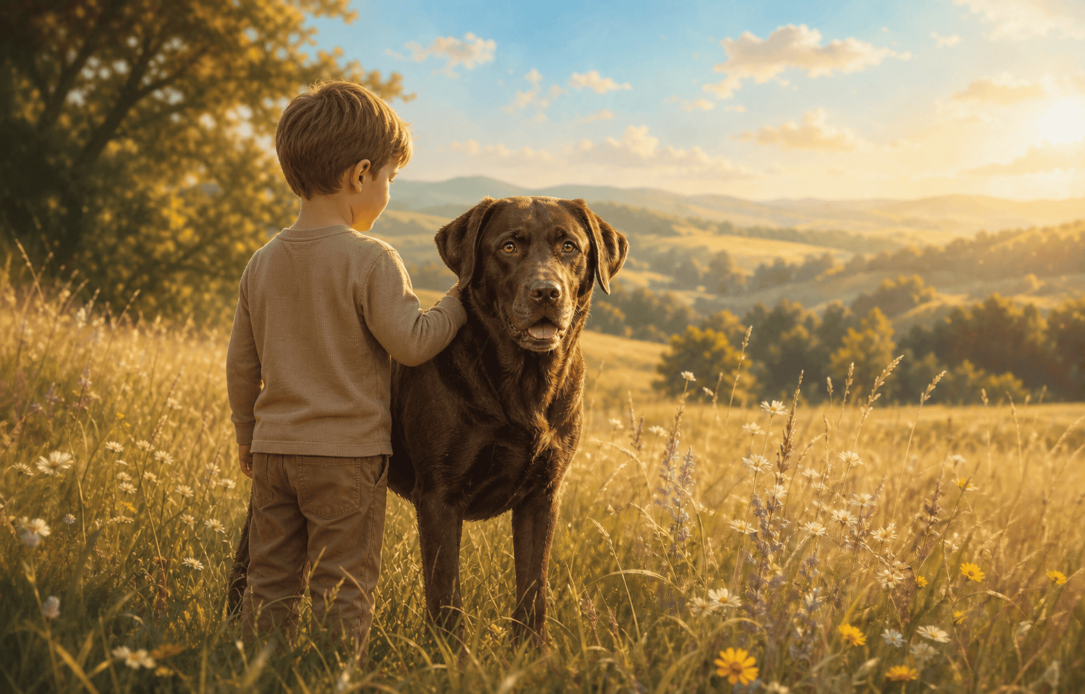 Forever Together dog memory template